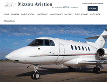 Tablet Screenshot of mizzouaviation.com